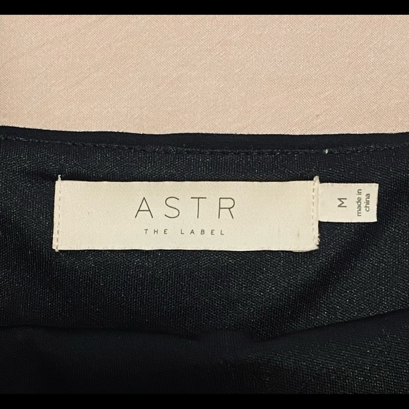 ASTR black mini dress sz M - Picture 2 of 2